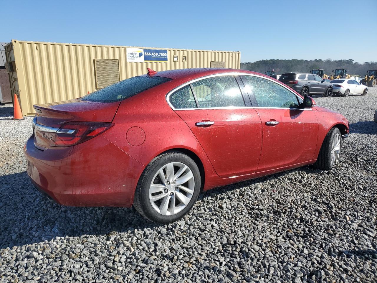 2014 Buick Regal VIN 2G4GN5EX4E9314908 Copart auction photo, front end / undercarriage damage thumbnail 3