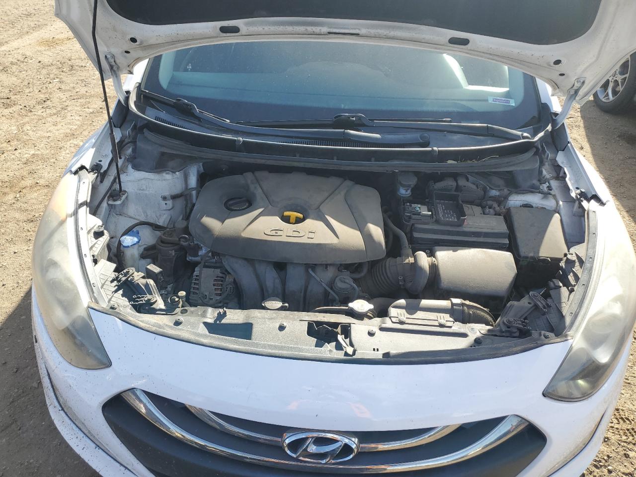 2015 Hyundai Elantra VIN KMHD35LHXFU239558 Copart auction photo, hail / all over damage thumbnail 11
