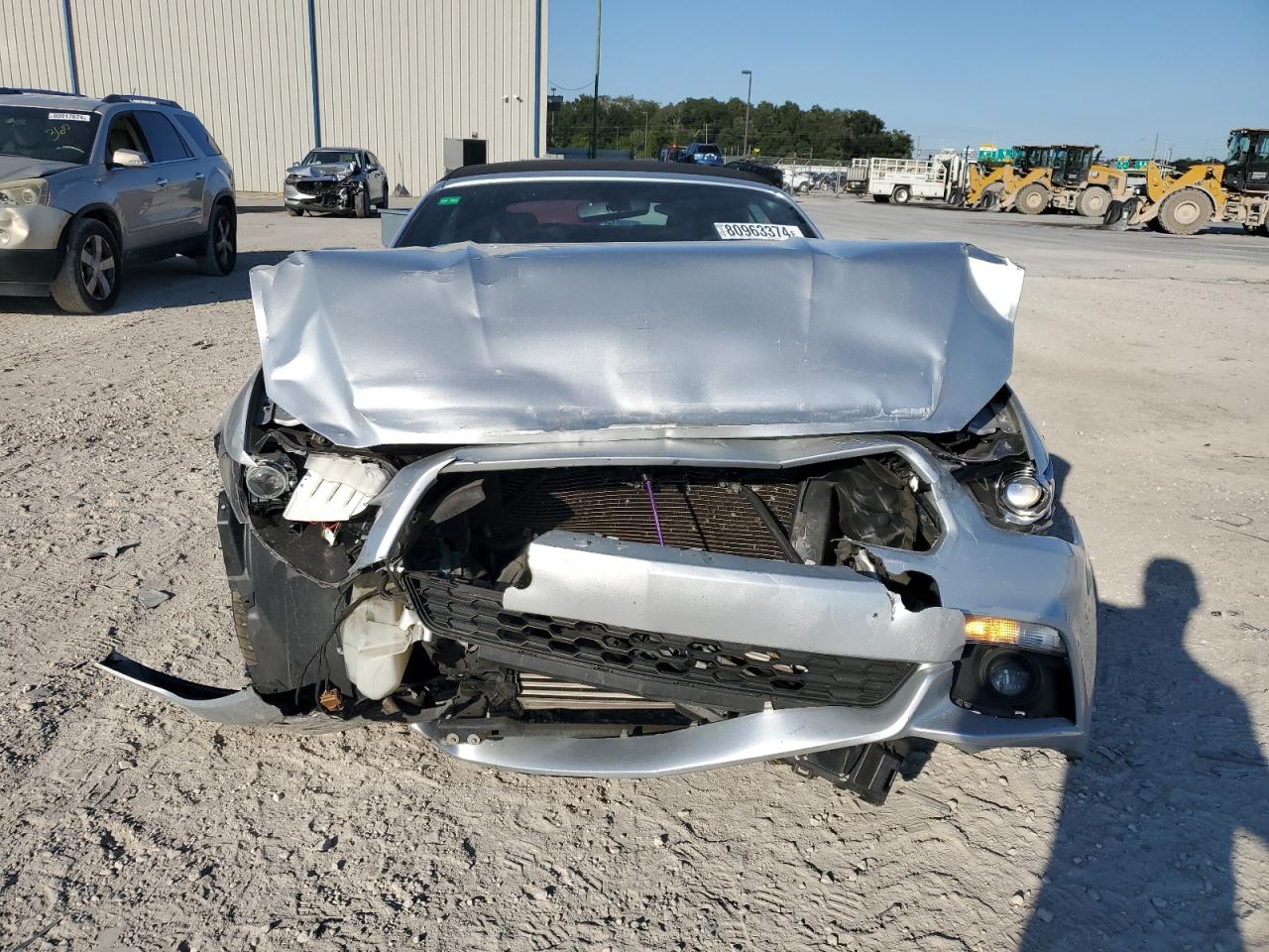 2017 Ford Mustang VIN 1FATP8UH9H5254222 Copart auction photo, front end / rear end damage thumbnail 5