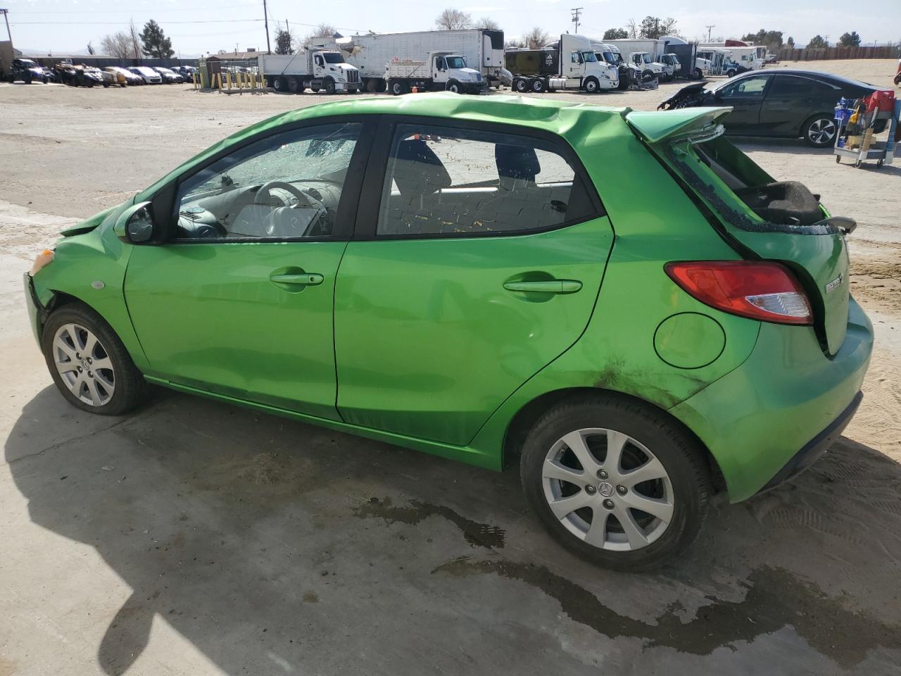 2012 Mazda 2 VIN JM1DE1LZ6C0149696 Copart auction photo, all over damage thumbnail 2