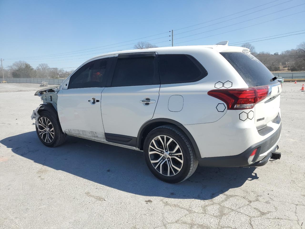 2018 Mitsubishi Outlander VIN JA4AD3A33JZ032743 Copart auction photo, front end damage thumbnail 2