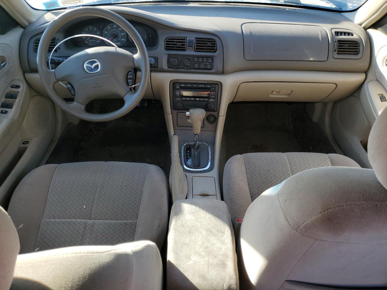 2001 Mazda 626 VIN 1YVGF22D815242283 Copart auction photo, front end / minor dent/scratches damage thumbnail 8