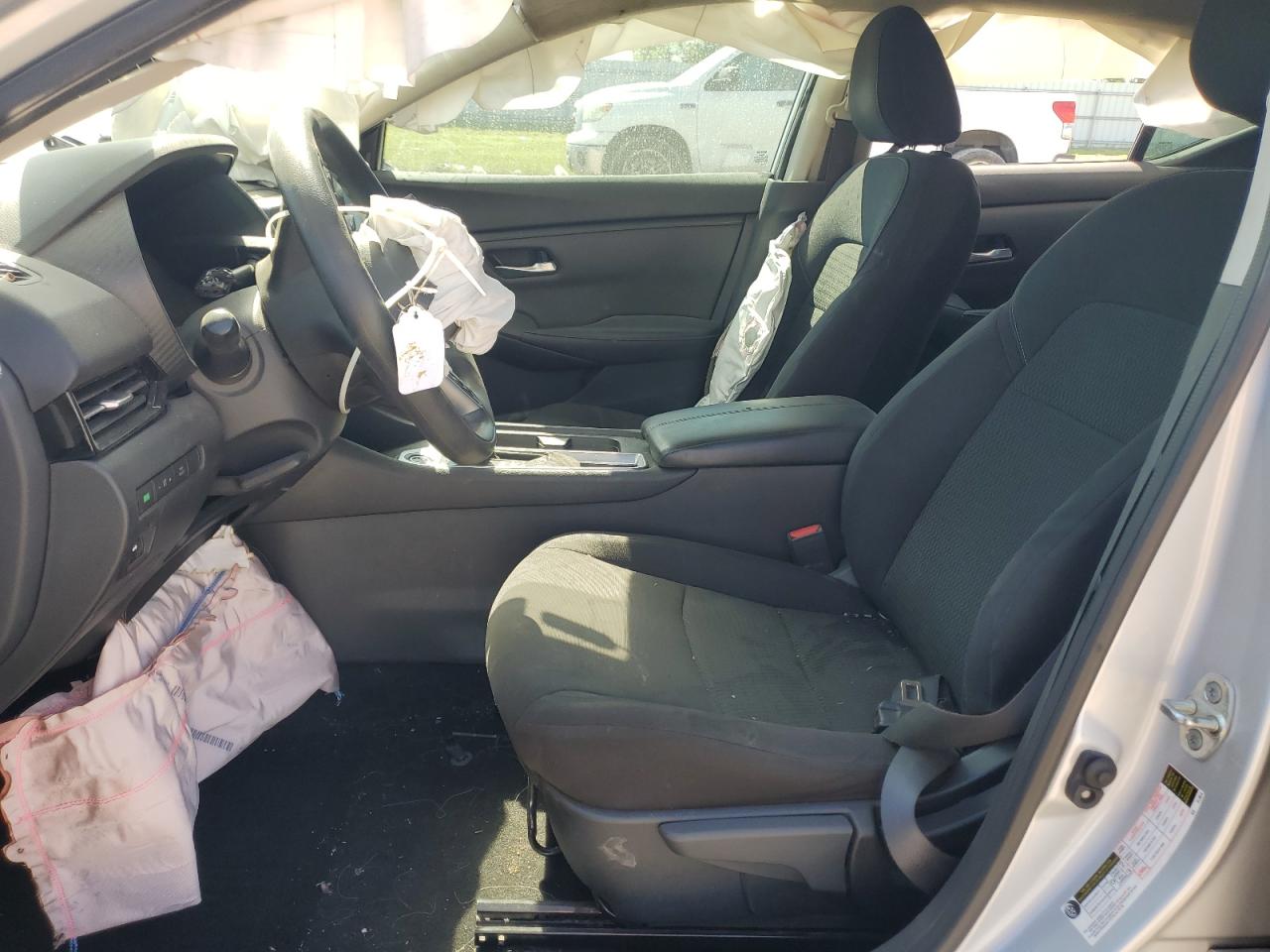 2020 Nissan Sentra VIN 3N1AB8BV5LY287581 Copart auction photo, front end / side damage thumbnail 7