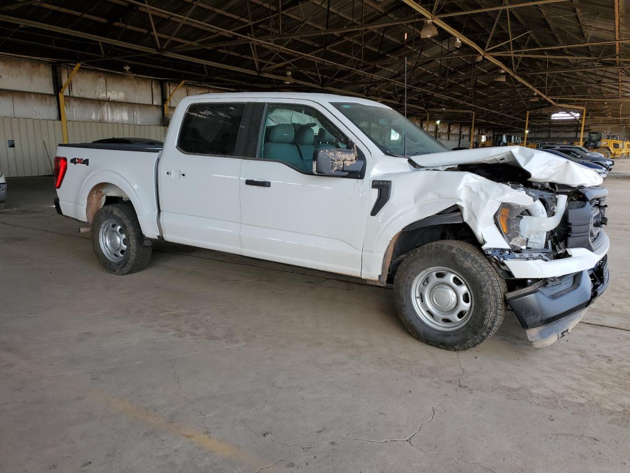 2023 Ford F-150 VIN 1FTEW1EBXPKD31221 Copart auction photo, front end / side damage thumbnail 4