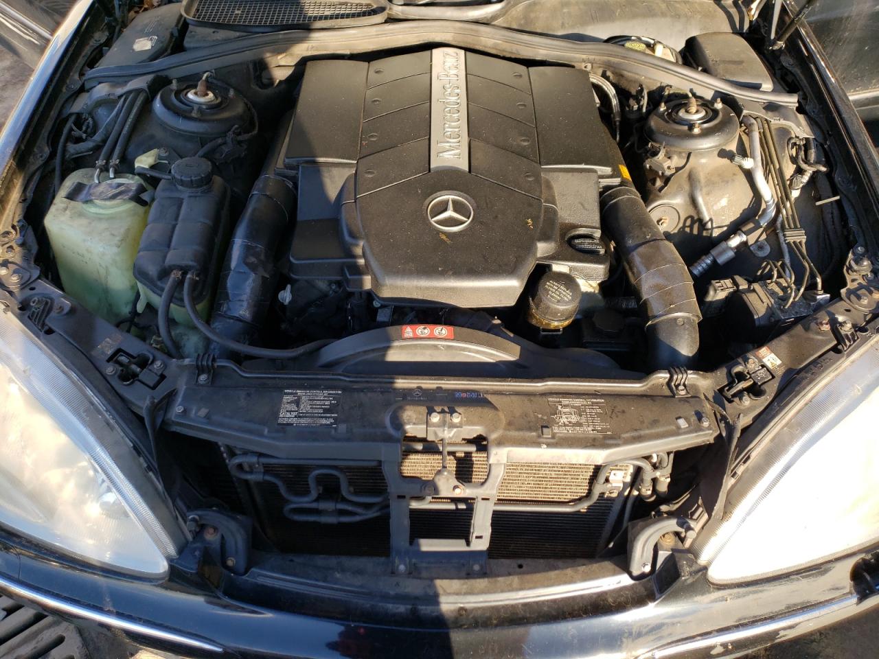 2005 Mercedes-Benz S-klasse VIN WDBNG84JX5A449138 Copart auction photo, front end / side damage thumbnail 11