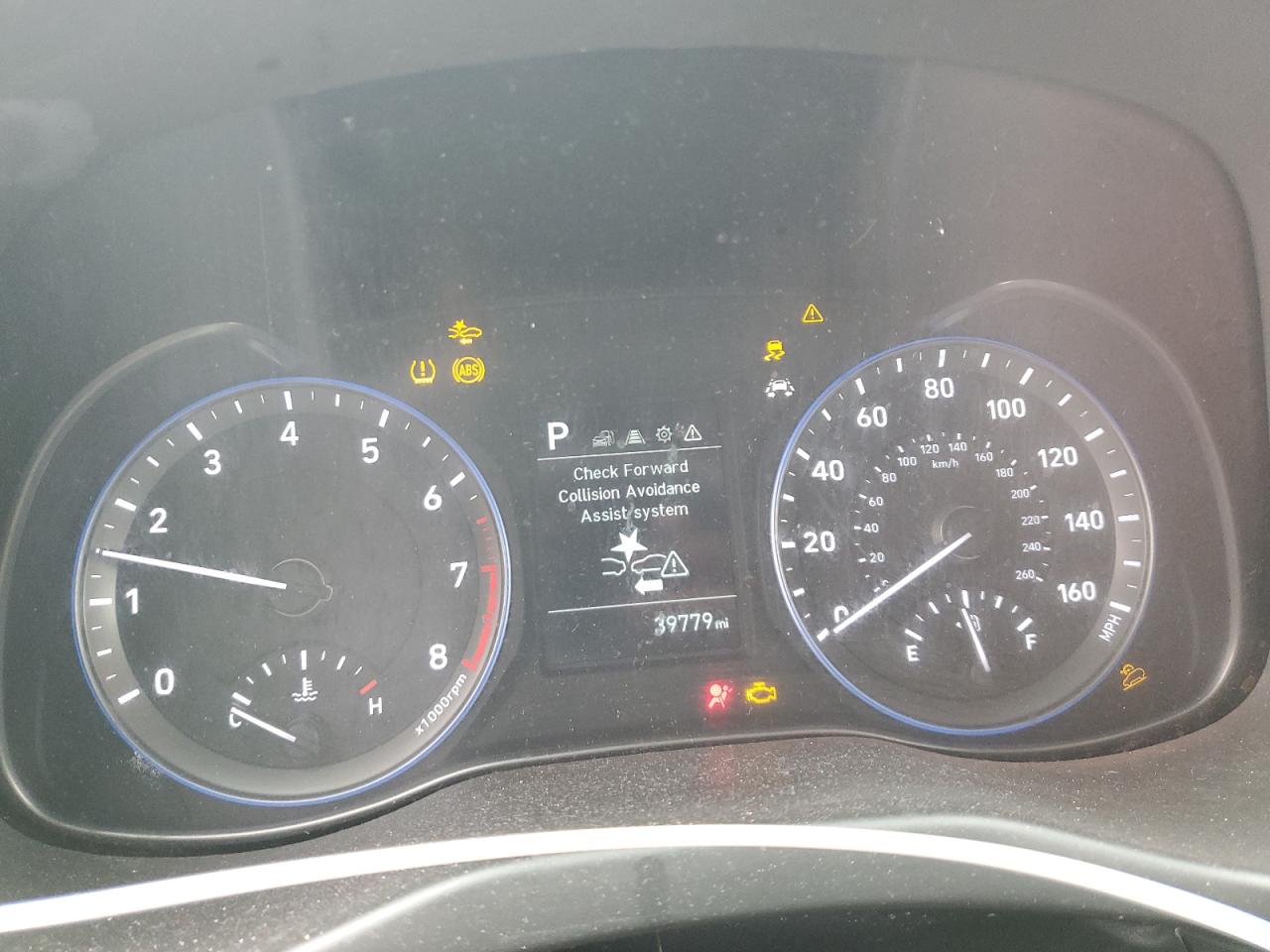 2019 Hyundai Kona VIN KM8K12AA2KU342324 Copart auction photo, front end damage thumbnail 9