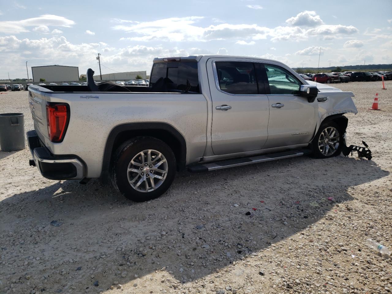 2019 GMC Sierra VIN 3GTU9DED3KG294325 Copart auction photo, all over damage thumbnail 3