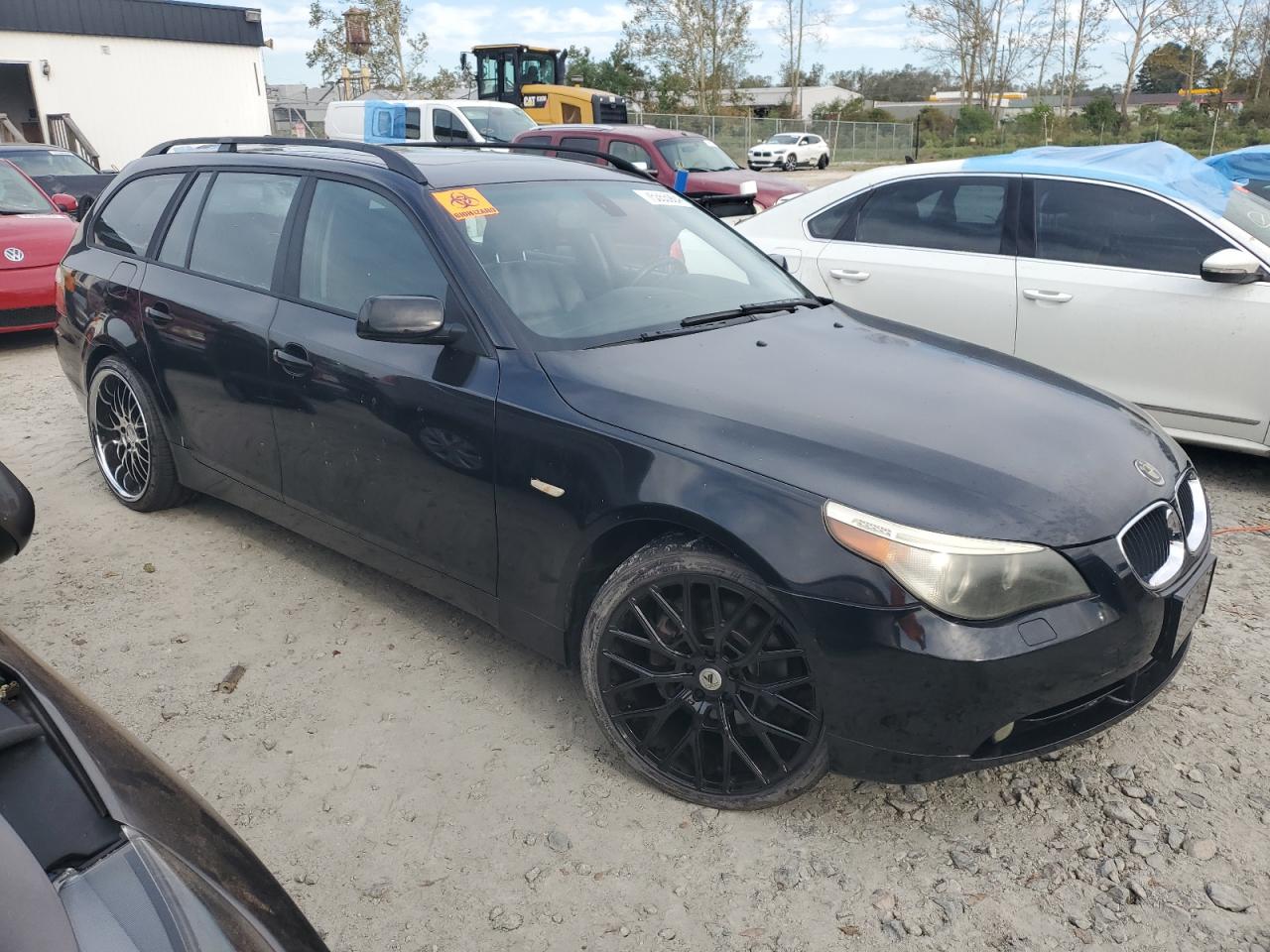 2006 BMW 5er VIN WBANN73516CN00101 Copart auction photo, water/flood damage thumbnail 4