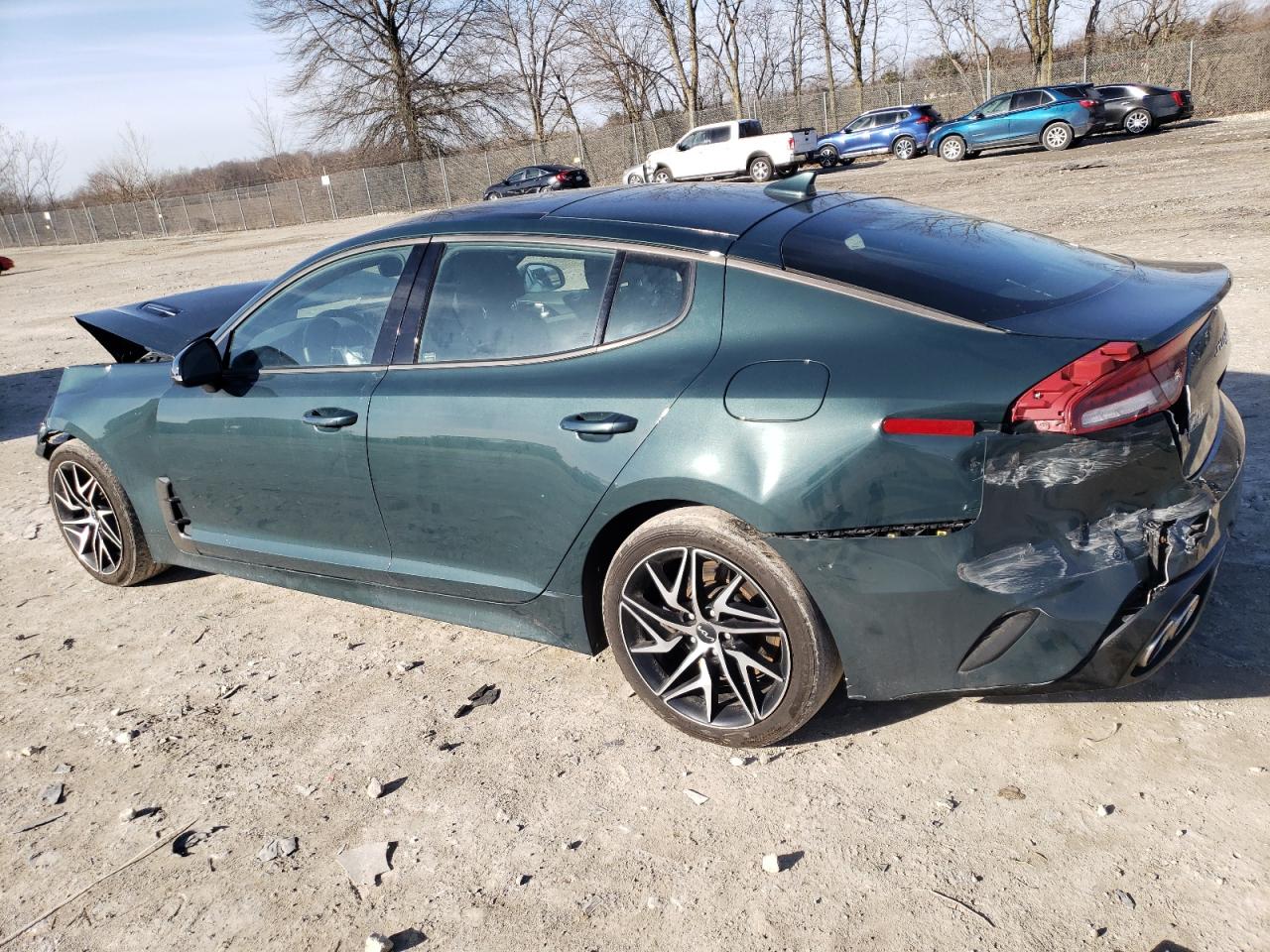 2023 KIA Stinger VIN KNAE35LD7P6131102 Copart auction photo, all over / mechanical damage thumbnail 2