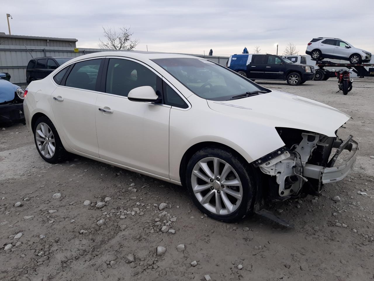 2013 Buick Verano VIN 1G4PS5SK8D4181766 Copart auction photo, front end damage thumbnail 4