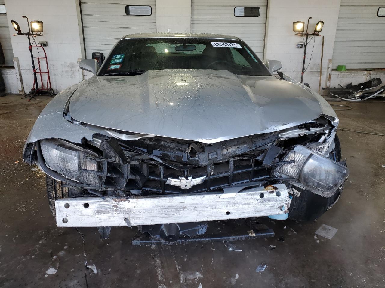 2013 Chevrolet Camaro VIN 2G1FA1E35D9152974 Copart auction photo, front end / side damage thumbnail 5