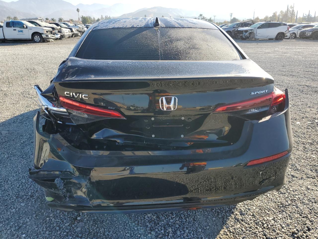 2022 Honda Civic VIN 2HGFE2F51NH550094 Copart auction photo, rear end damage thumbnail 6