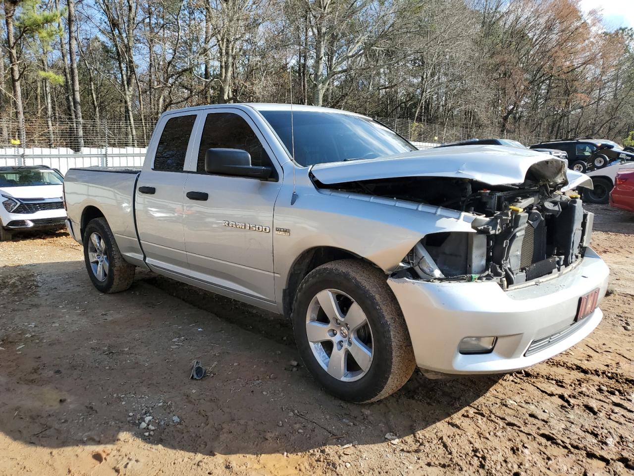 2012 Dodge RAM VIN 1C6RD6FT6CS182559 Copart auction photo, all over damage thumbnail 4