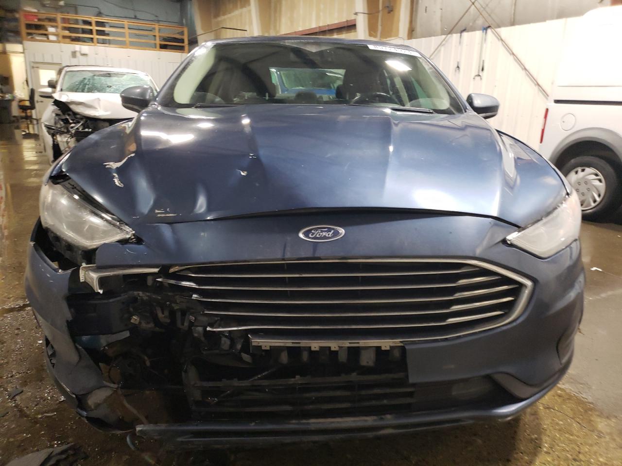 2019 Ford Fusion VIN 3FA6P0T94KR261138 Copart auction photo, front end damage thumbnail 5