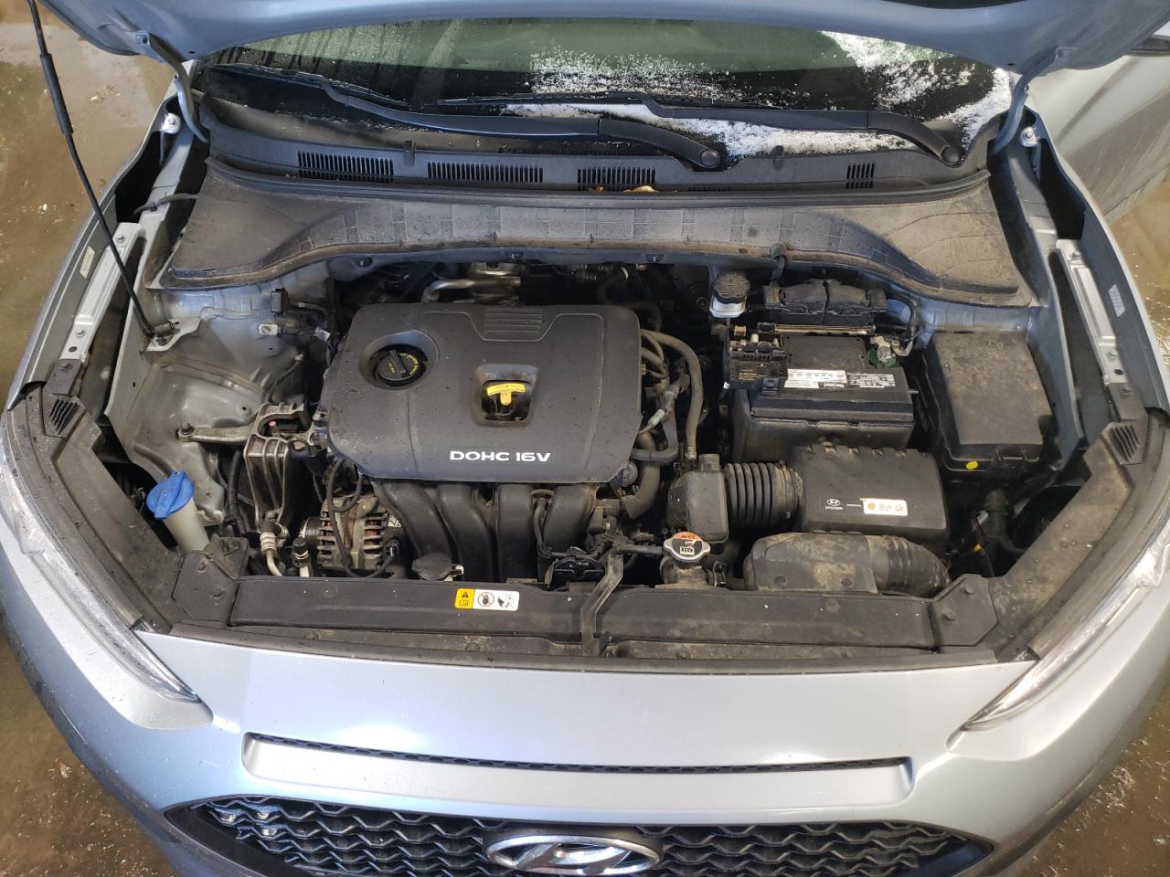 2019 Hyundai Kona VIN KM8K12AA4KU222282 Copart auction photo, side / rear end damage thumbnail 11