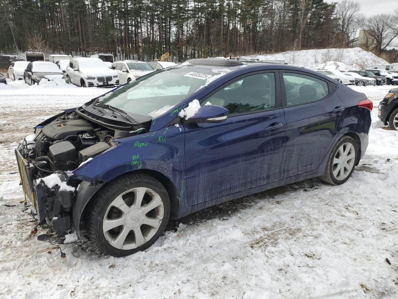 2013 Hyundai Elantra VIN 5NPDH4AE0DH214409