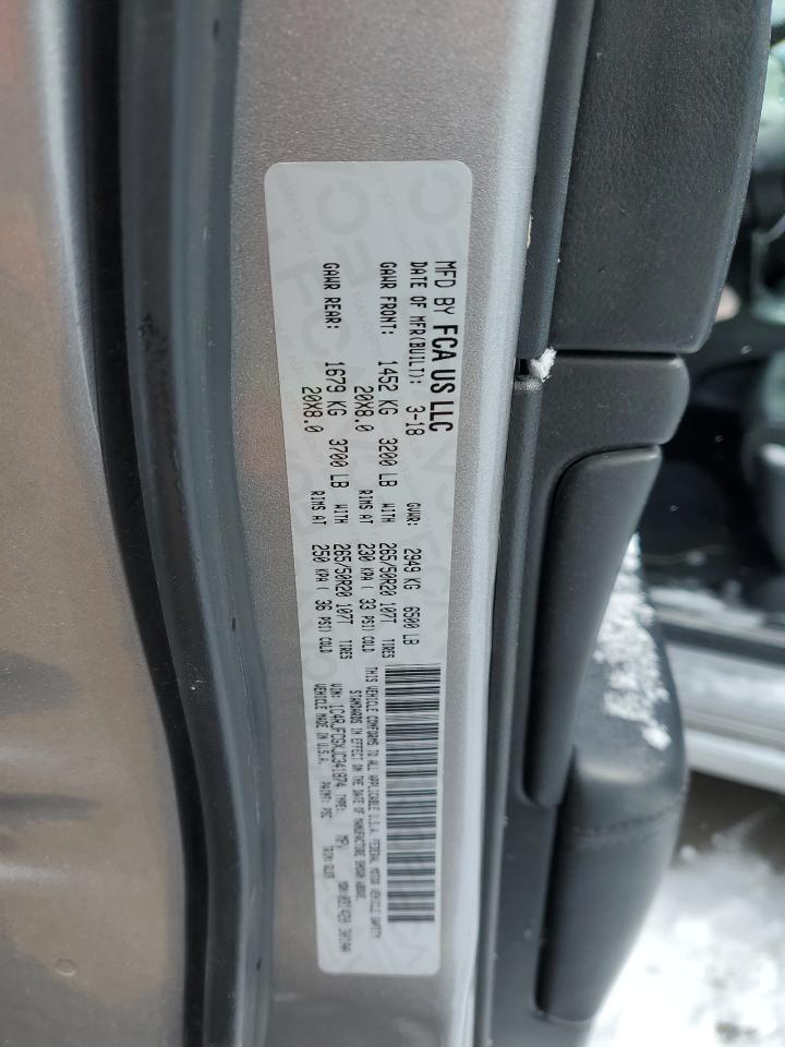 2018 Jeep Grand Cherokee VIN 1C4RJFCGXJC341874 Copart auction photo, front end damage thumbnail 12