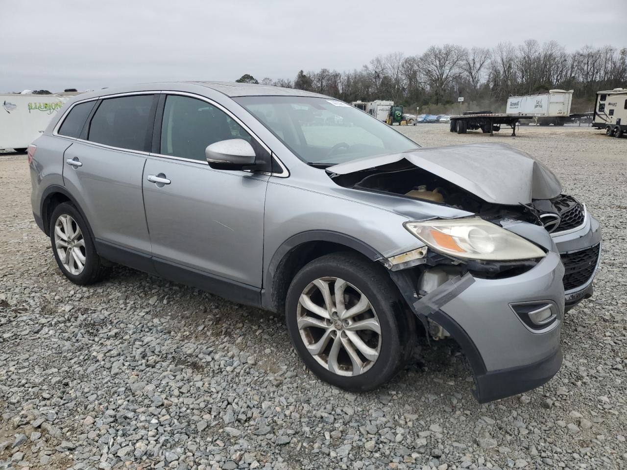 2012 Mazda CX-9 VIN JM3TB2DA7C0338934 Copart auction photo, front end / side damage thumbnail 4