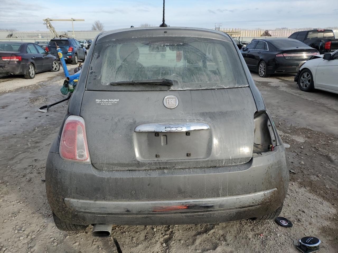 2012 Fiat 500 VIN 3C3CFFCR2CT385405 Copart auction photo, front end damage thumbnail 6