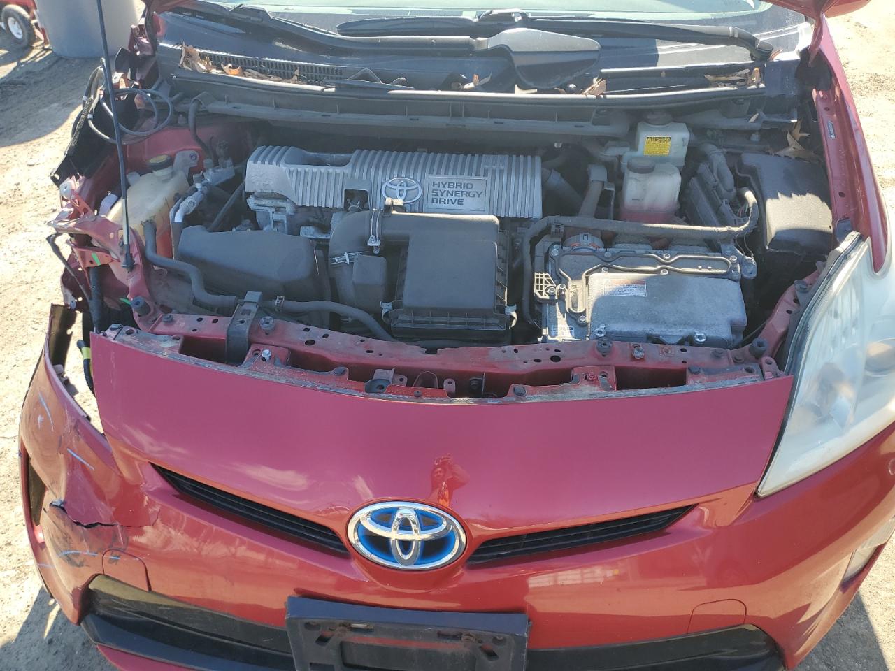 2012 Toyota Prius VIN JTDKN3DU1C1582018 Copart auction photo, all over damage thumbnail 11
