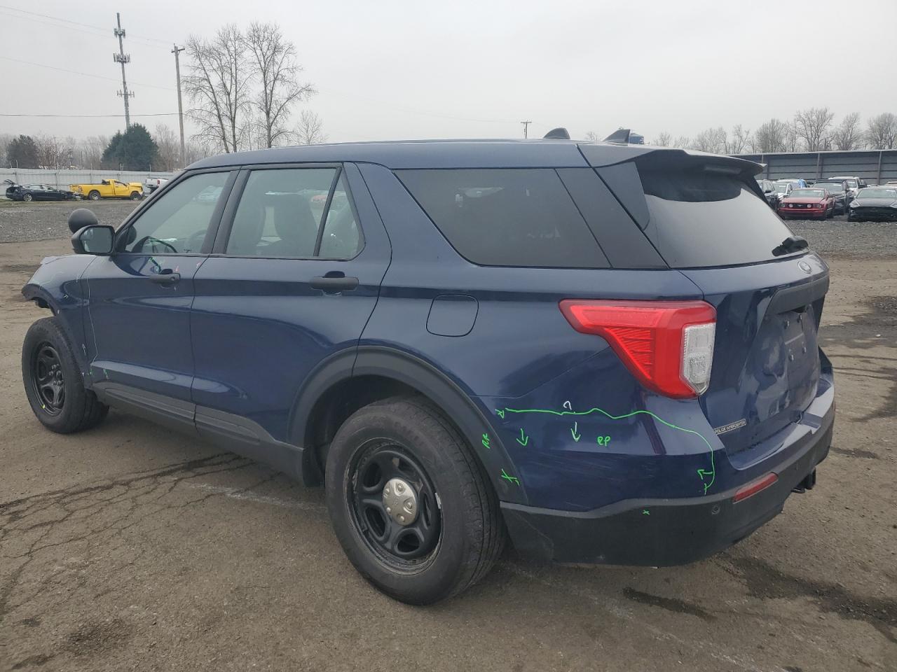 2020 Ford Explorer VIN 1FM5K8AW0LGB85837 Copart auction photo, front end damage thumbnail 2