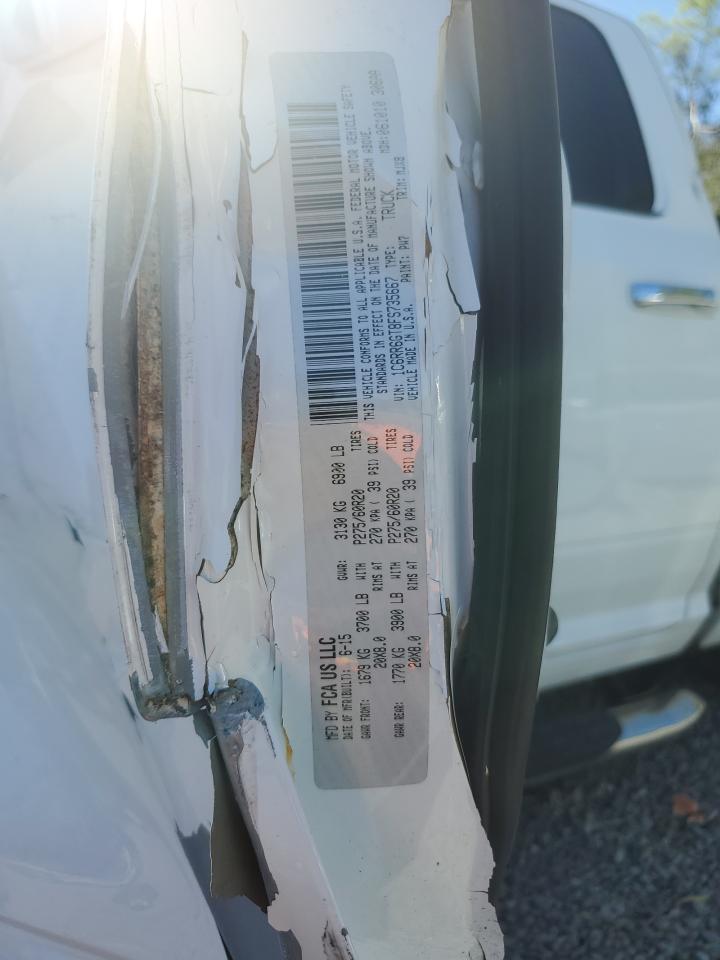 2015 Dodge RAM VIN 1C6RR6GT8FS735667 Copart auction photo, side damage thumbnail 14
