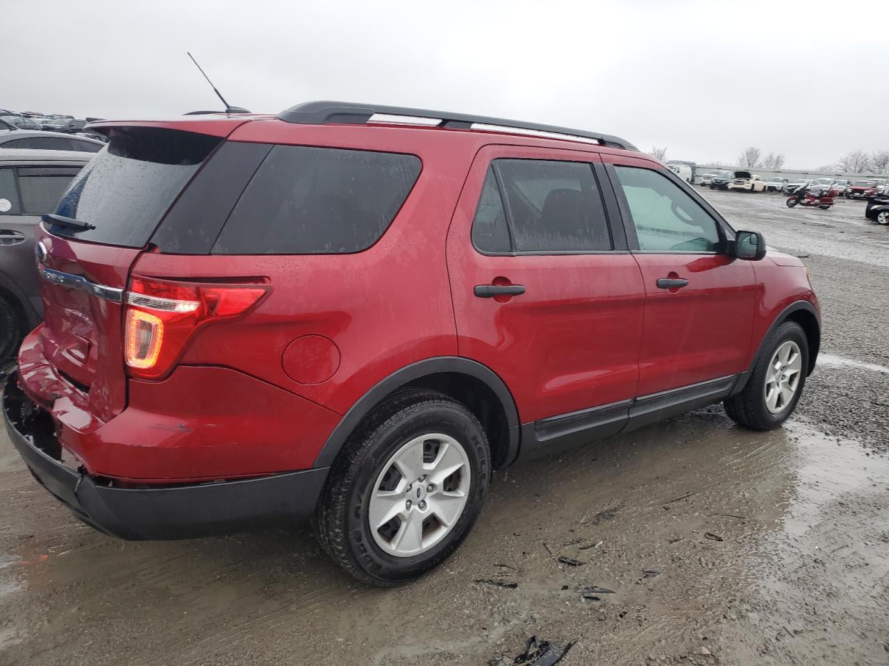 2014 Ford Explorer VIN 1FM5K7B85EGA62161 Copart auction photo, front end damage thumbnail 3