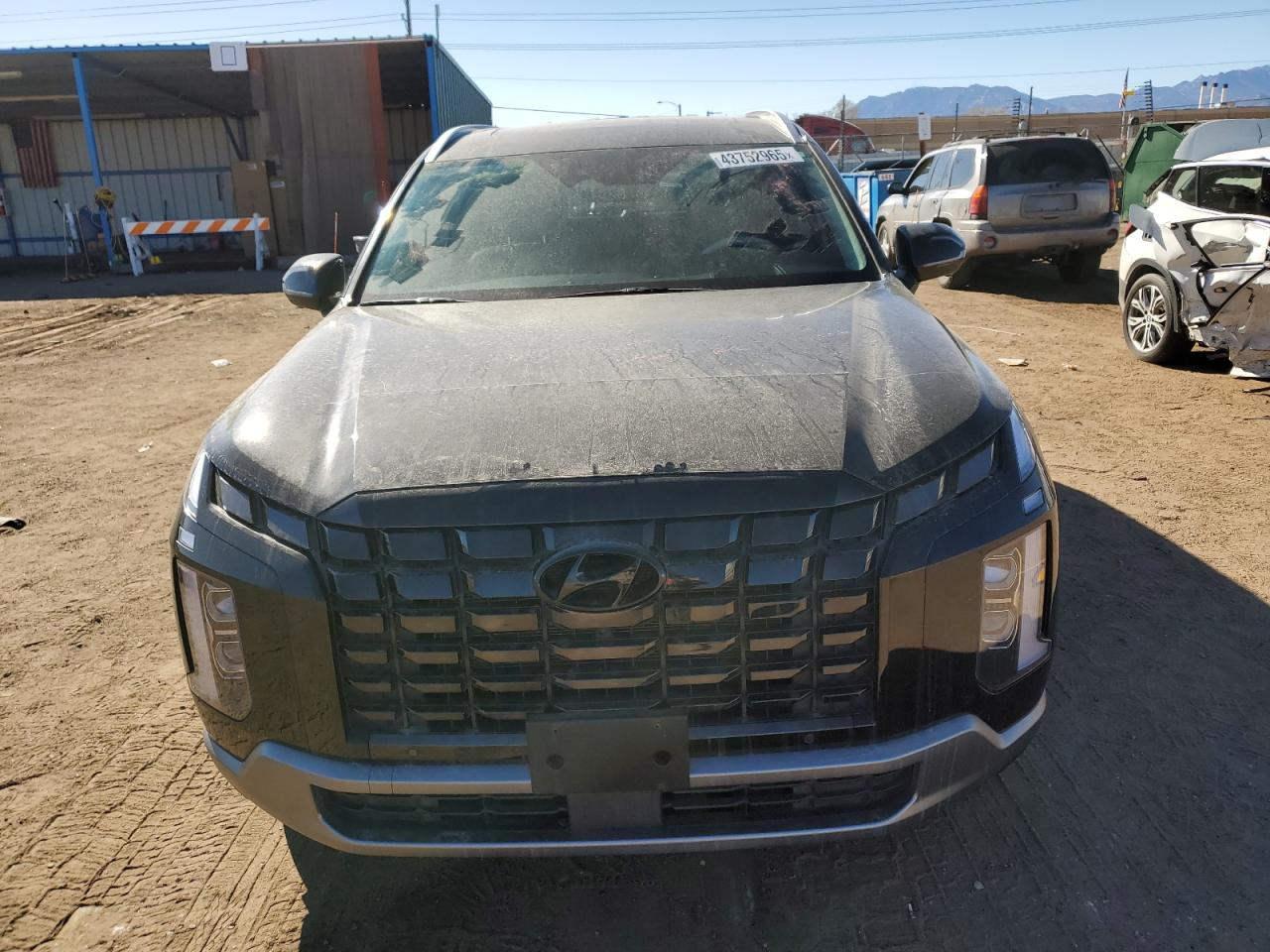 2024 Hyundai Palisade VIN KM8R5DGE7RU664993 Copart auction photo, rear end / side damage thumbnail 5