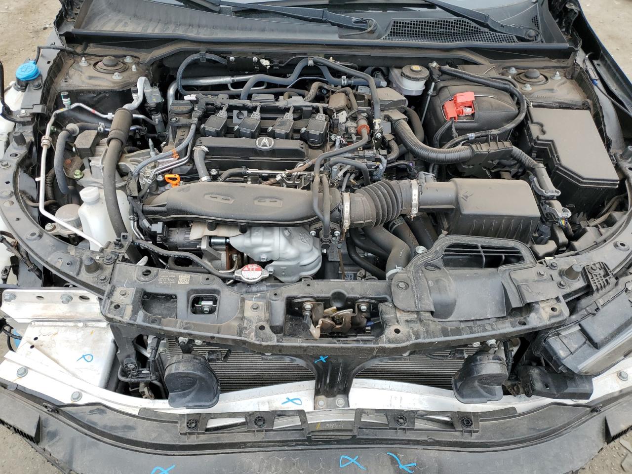 2024 Acura Integra VIN 19UDE4H28RA024247 Copart auction photo, side / front end damage thumbnail 11