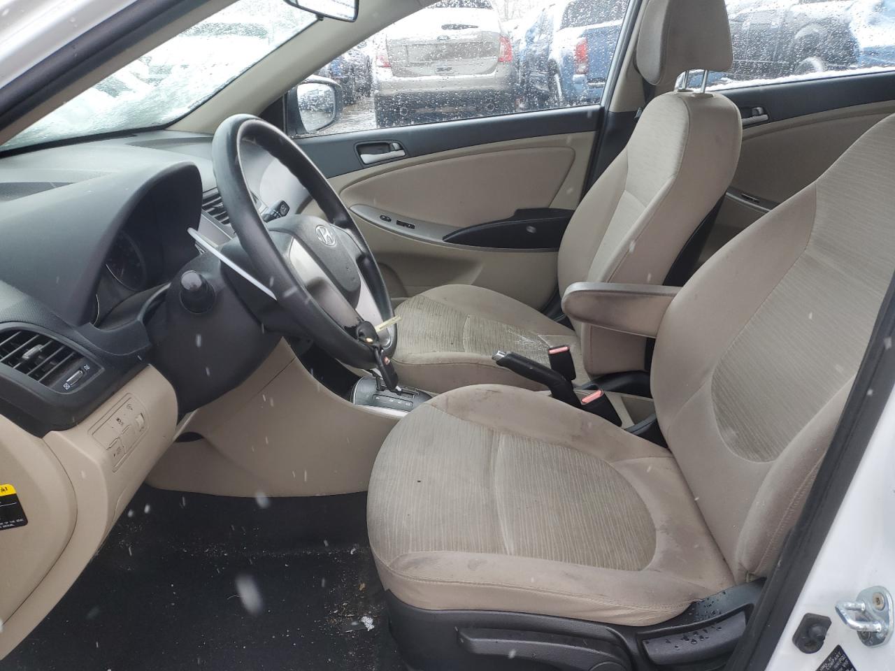 2016 Hyundai Accent VIN KMHCT4AE6GU123046 Copart auction photo, vandalism / side damage thumbnail 7