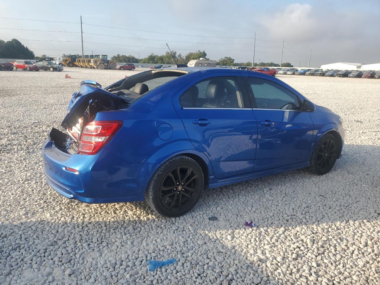 2017 Chevrolet Sonic VIN 1G1JF5SBXH4107004 Copart auction photo, rear end damage thumbnail 3