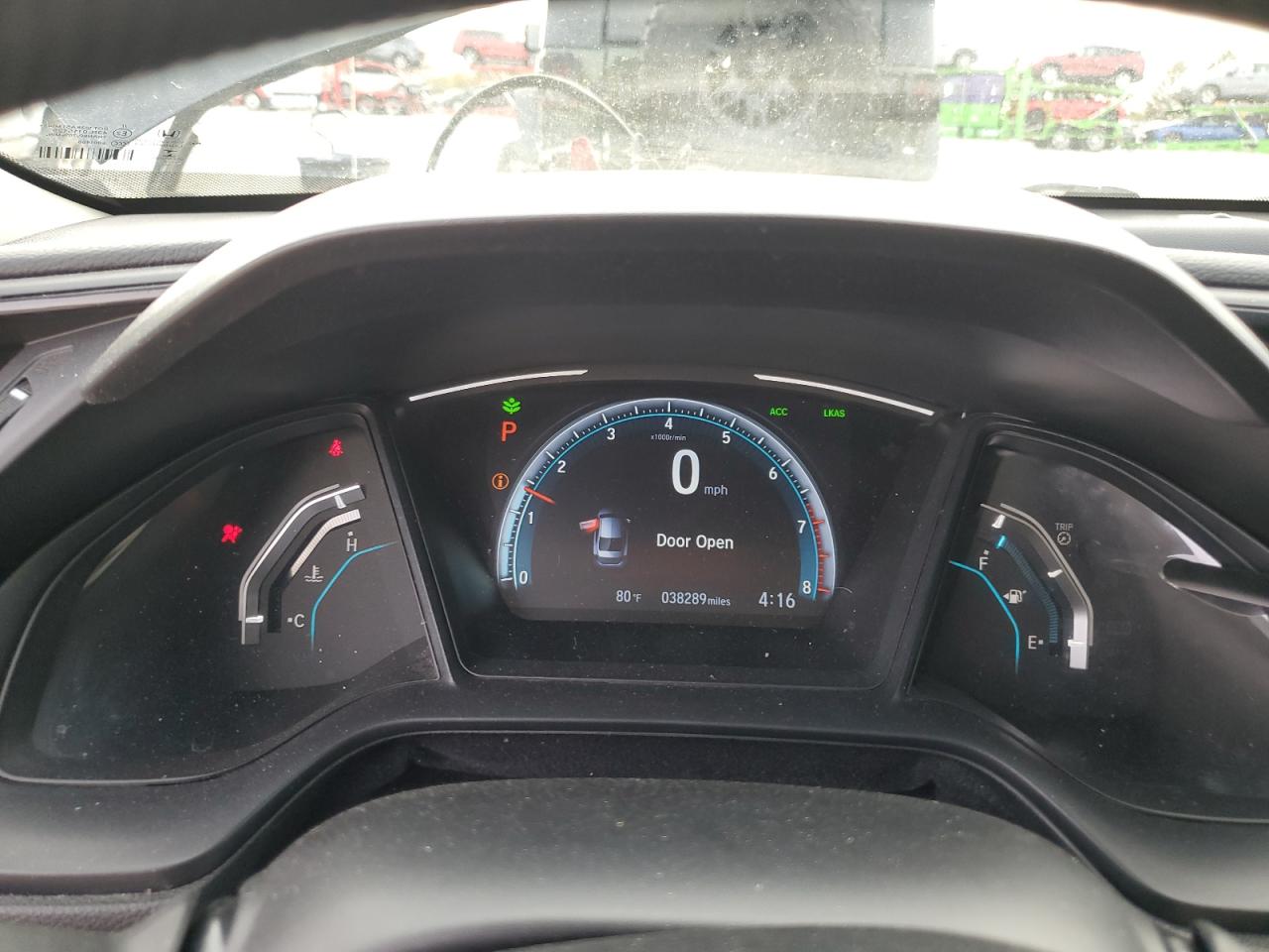 2019 Honda Civic VIN 19XFC2F66KE034737 Copart auction photo, front end damage thumbnail 9