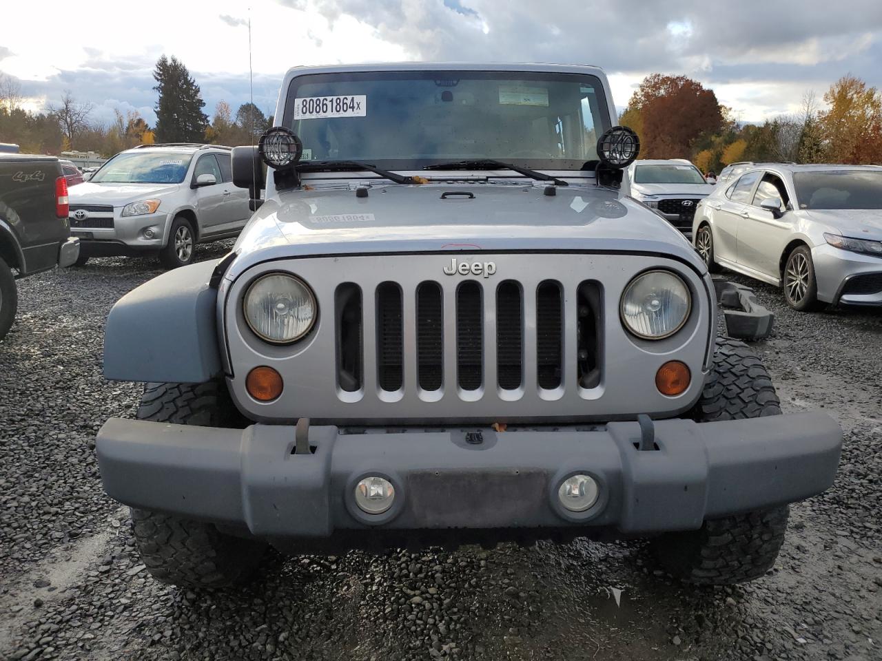 2013 Jeep Wrangler VIN 1C4BJWDG0DL544664 Copart auction photo, rear end / side damage thumbnail 5
