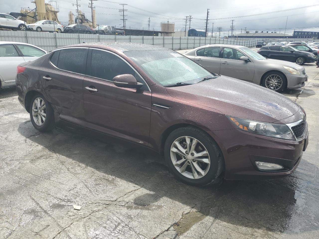 2012 KIA Optima VIN 5XXGN4A70CG034252 Copart auction photo, undercarriage / side damage thumbnail 4