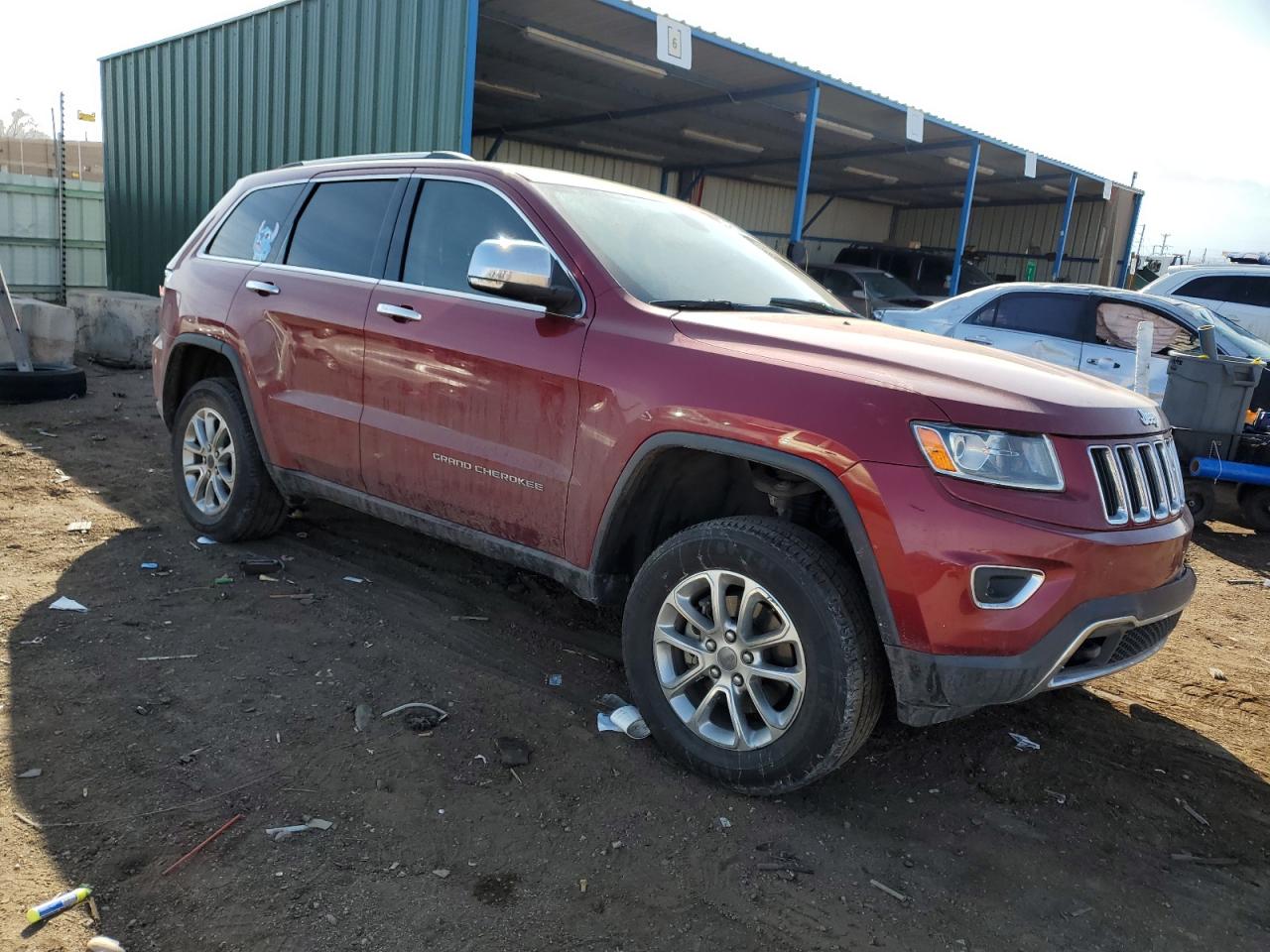 2014 Jeep Grand Cherokee VIN 1C4RJFBG1EC128996 Copart auction photo, front end damage thumbnail 4