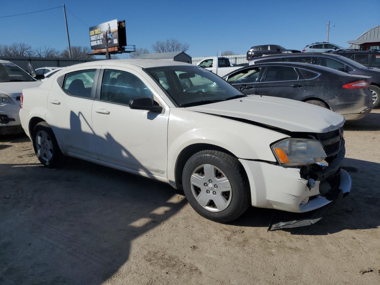 2010 Dodge Avenger VIN 1B3CC4FBXAN180307 Copart auction photo, front end damage thumbnail 4
