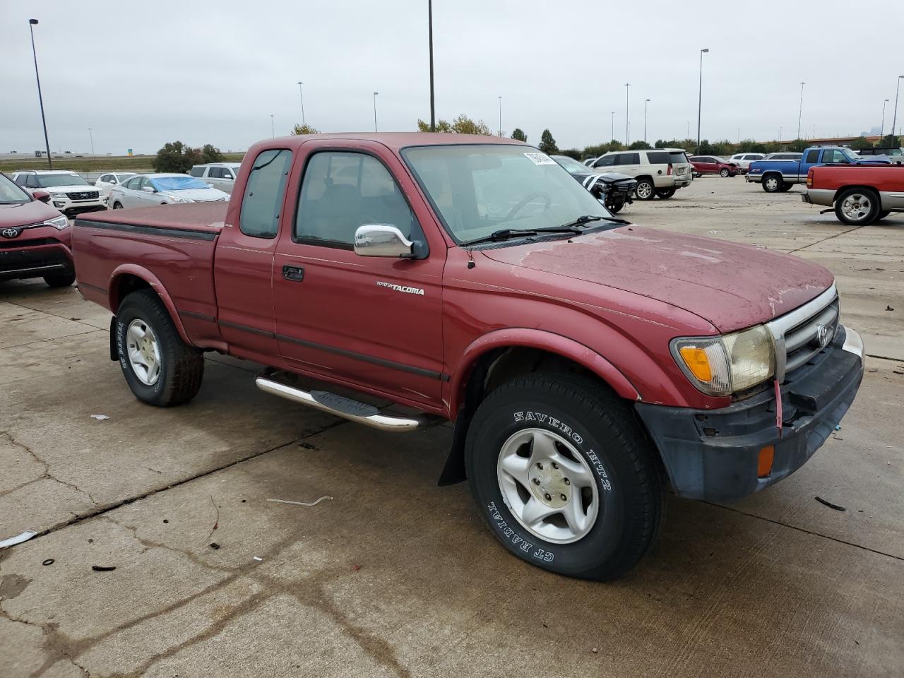1998 Toyota Tacoma VIN 4TAWN74N7WZ014861 Copart auction photo, mechanical / minor dent/scratches damage thumbnail 4