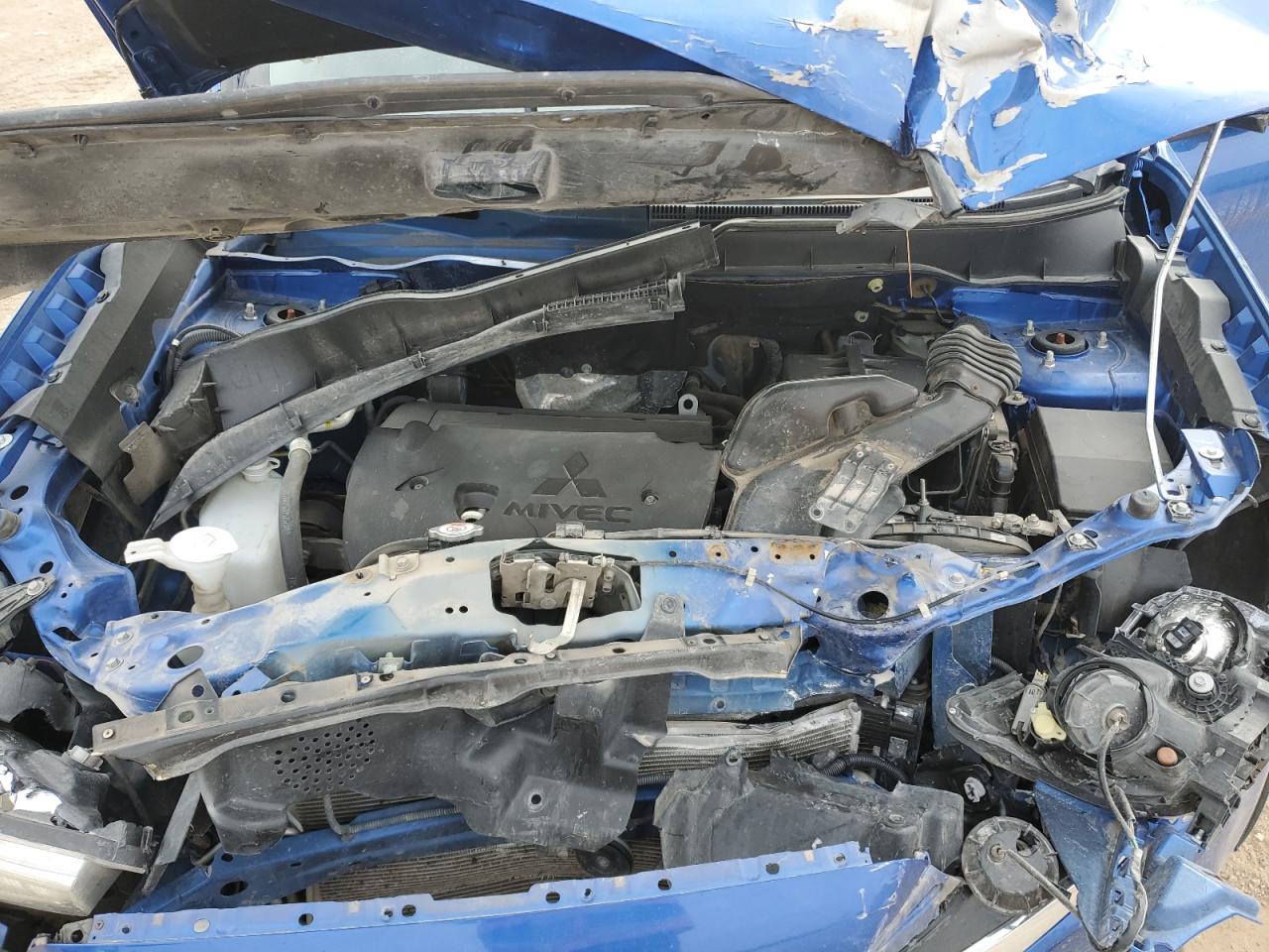 2018 Mitsubishi Outlander VIN JA4AR3AU0JU019827 Copart auction photo, front end / hail damage thumbnail 12
