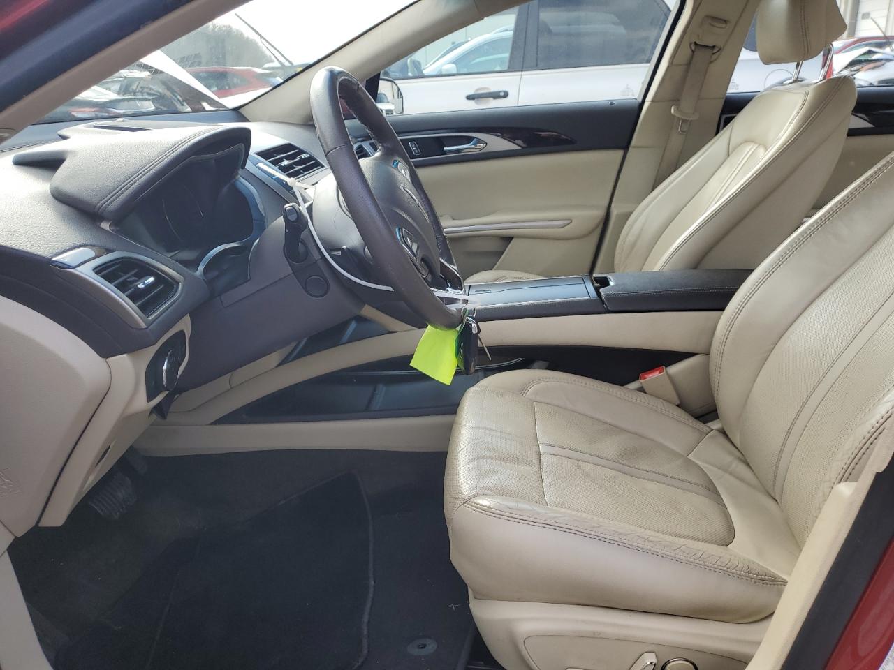 2014 Lincoln MKZ VIN 3LN6L2G9XER809395 Copart auction photo, front end damage thumbnail 7