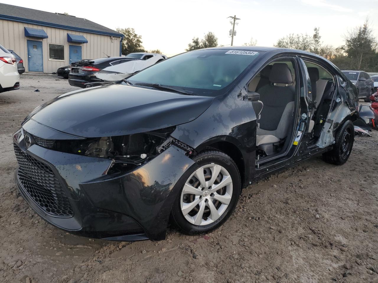 2022 Toyota Corolla VIN JTDEPMAE3NJ207292 Copart auction photo, side / water/flood damage thumbnail 5