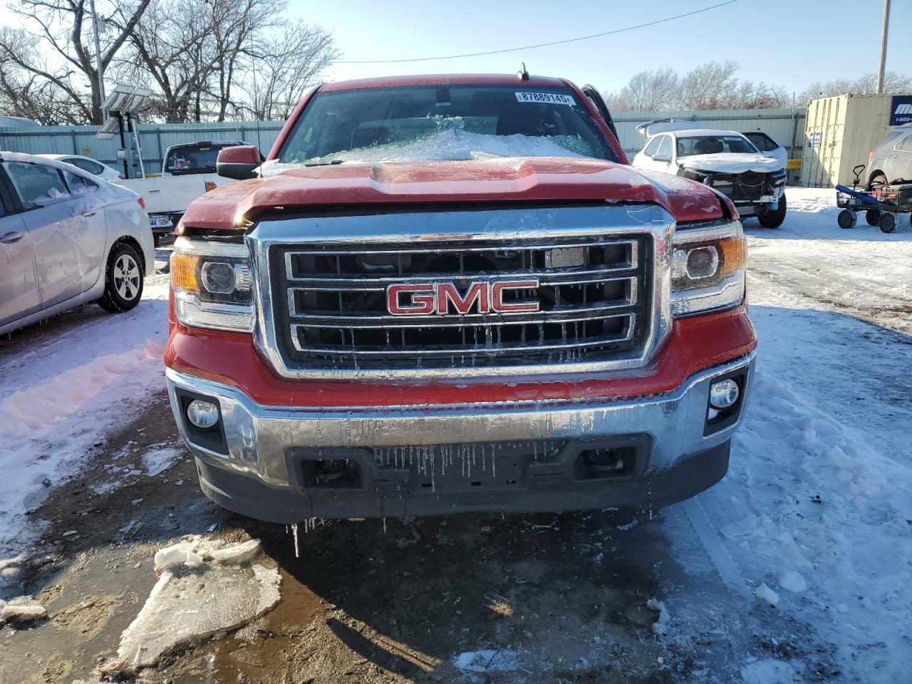 2015 GMC Sierra VIN 3GTU2UECXFG201544 Copart auction photo, all over damage thumbnail 5