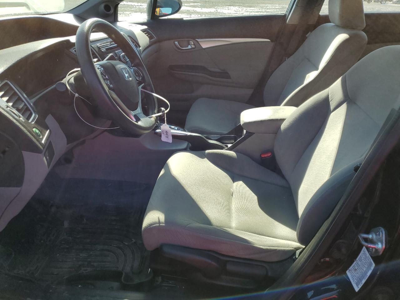 2013 Honda Civic VIN 19XFB2F87DE265170 Copart auction photo, undercarriage / front end damage thumbnail 7