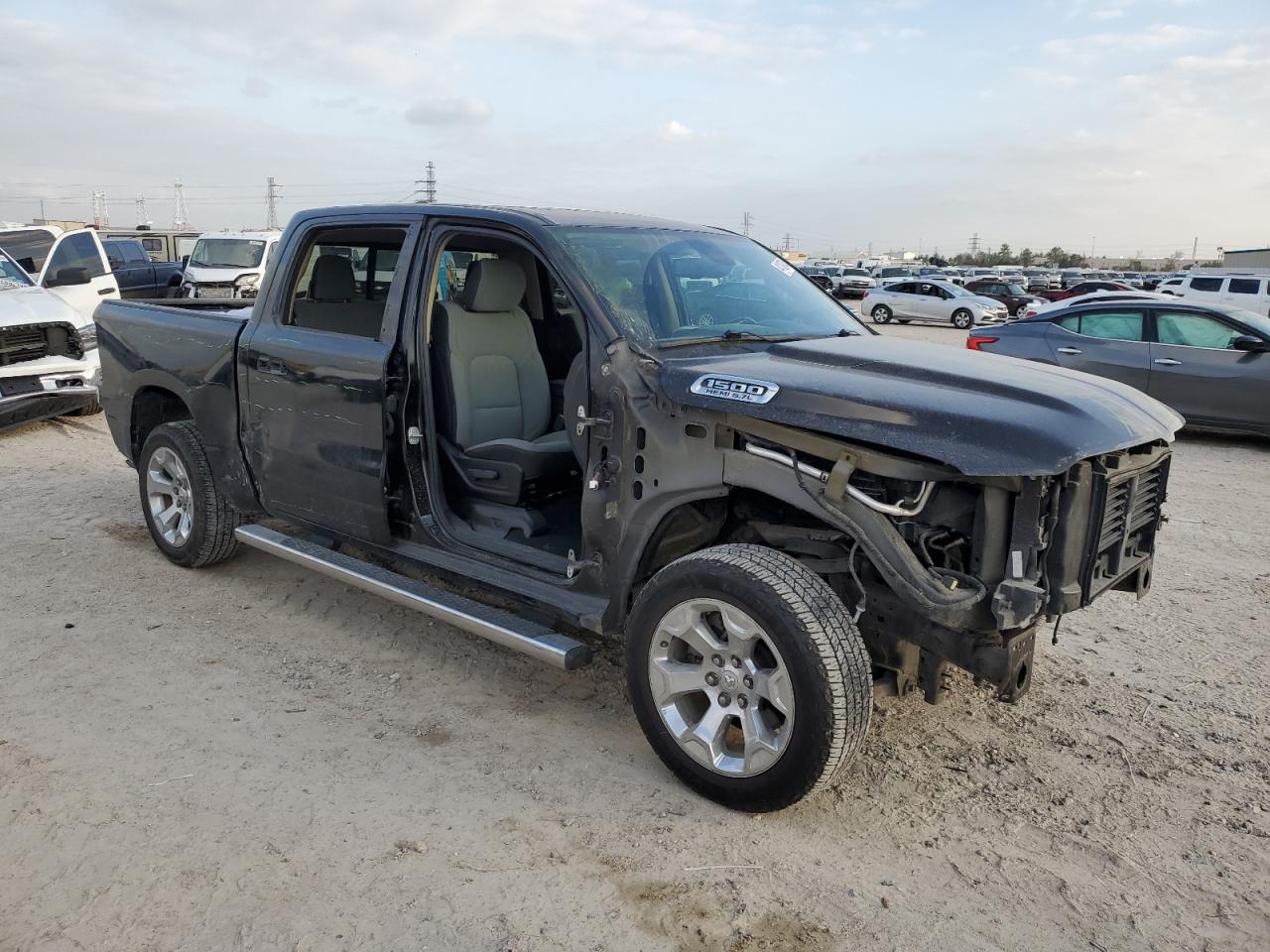 2019 RAM 1500 VIN 1C6RREFTXKN653511 Copart auction photo, all over damage thumbnail 4