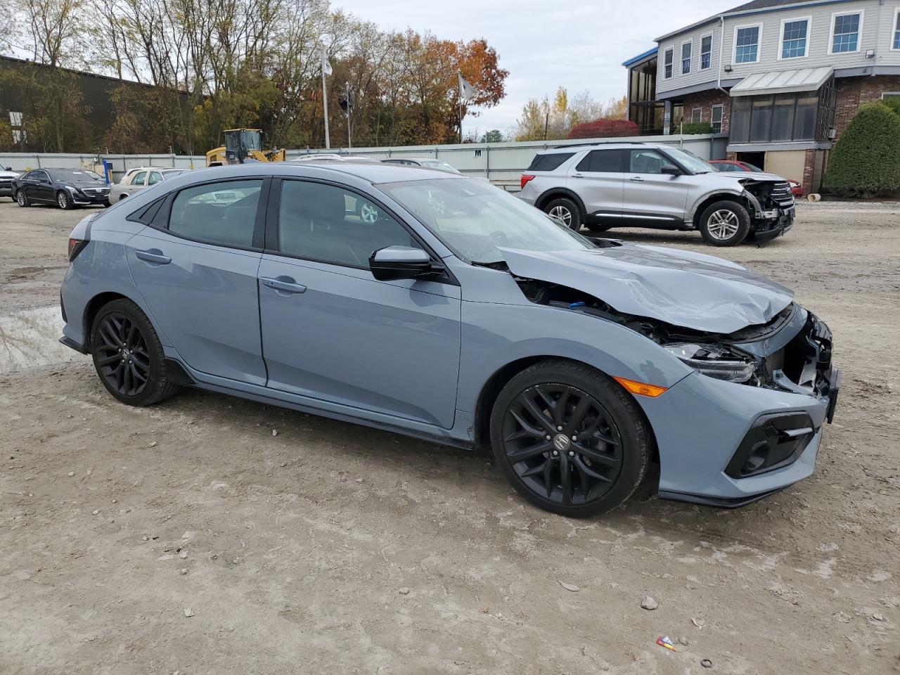 2021 Honda Civic VIN SHHFK7H4XMU408354 Copart auction photo, front end / mechanical damage thumbnail 4