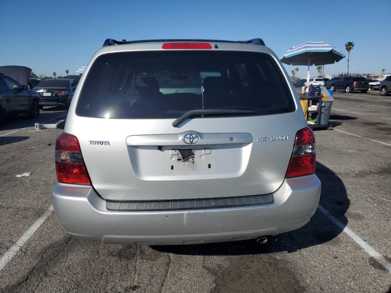 2005 Toyota Highlander VIN JTEGD21A550109563 Copart auction photo, front end / minor dent/scratches damage thumbnail 6