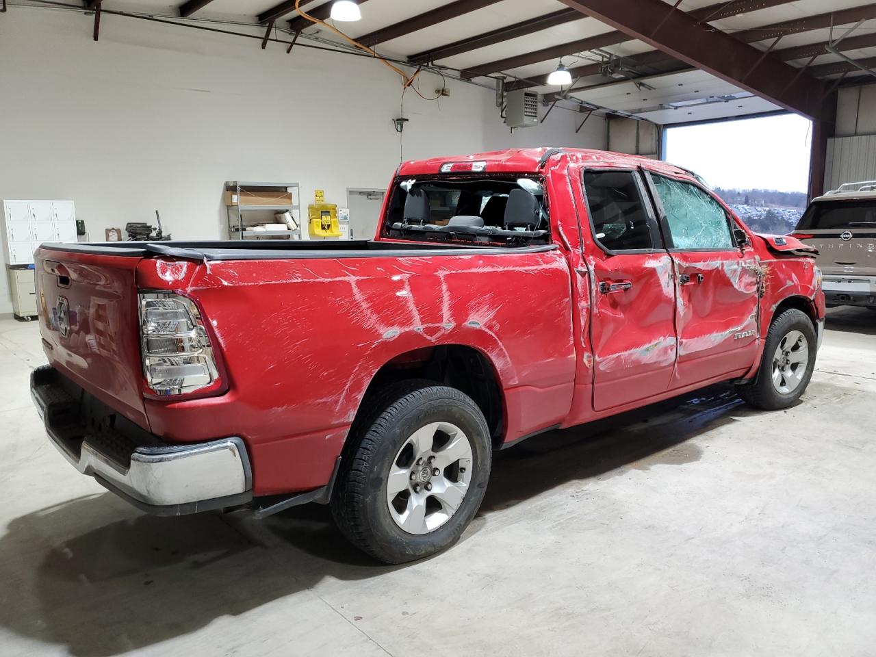 2022 RAM 1500 VIN 1C6RREBG6NN273594 Copart auction photo, all over damage thumbnail 3