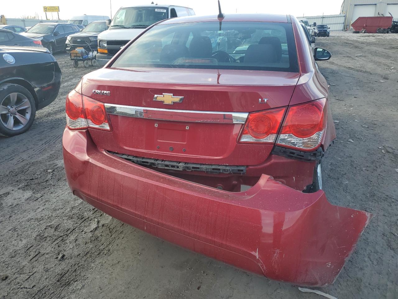 2014 Chevrolet Cruze VIN 1G1PC5SB9E7361154 Copart auction photo, rear end / side damage thumbnail 6