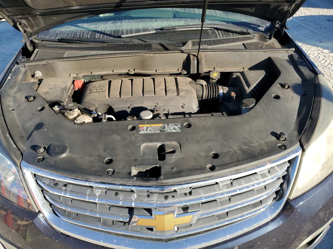 2015 Chevrolet Traverse VIN 1GNKRHKD5FJ132775 Copart auction photo, side / rear end damage thumbnail 12