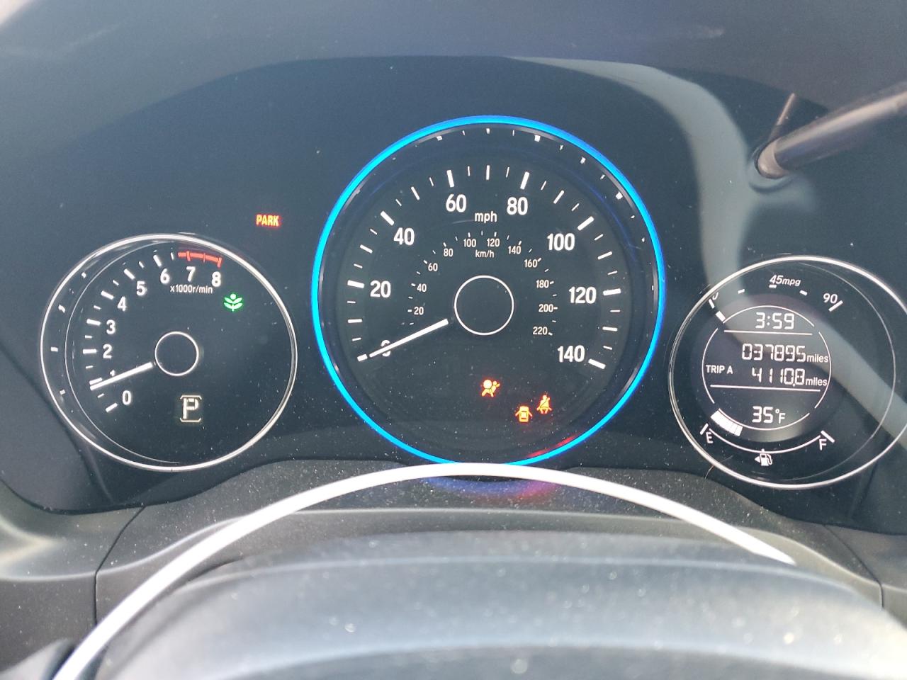 2022 Honda HR-V VIN 3CZRU6H30NM720426 Copart auction photo, rear end / front end damage thumbnail 9