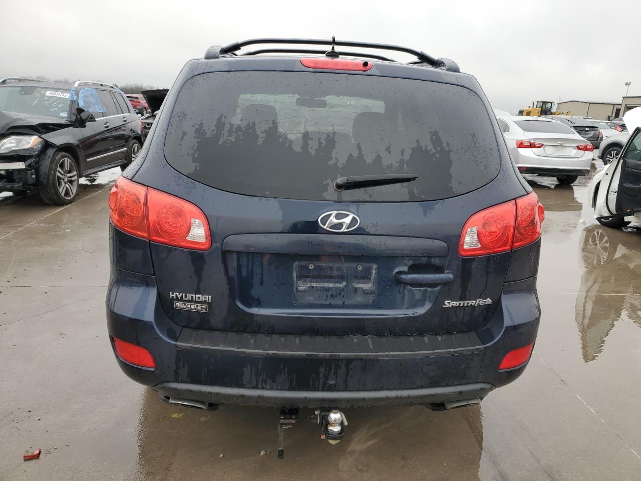 2009 Hyundai Santa Fe VIN 5NMSH13E99H256861 Copart auction photo, normal wear damage thumbnail 6